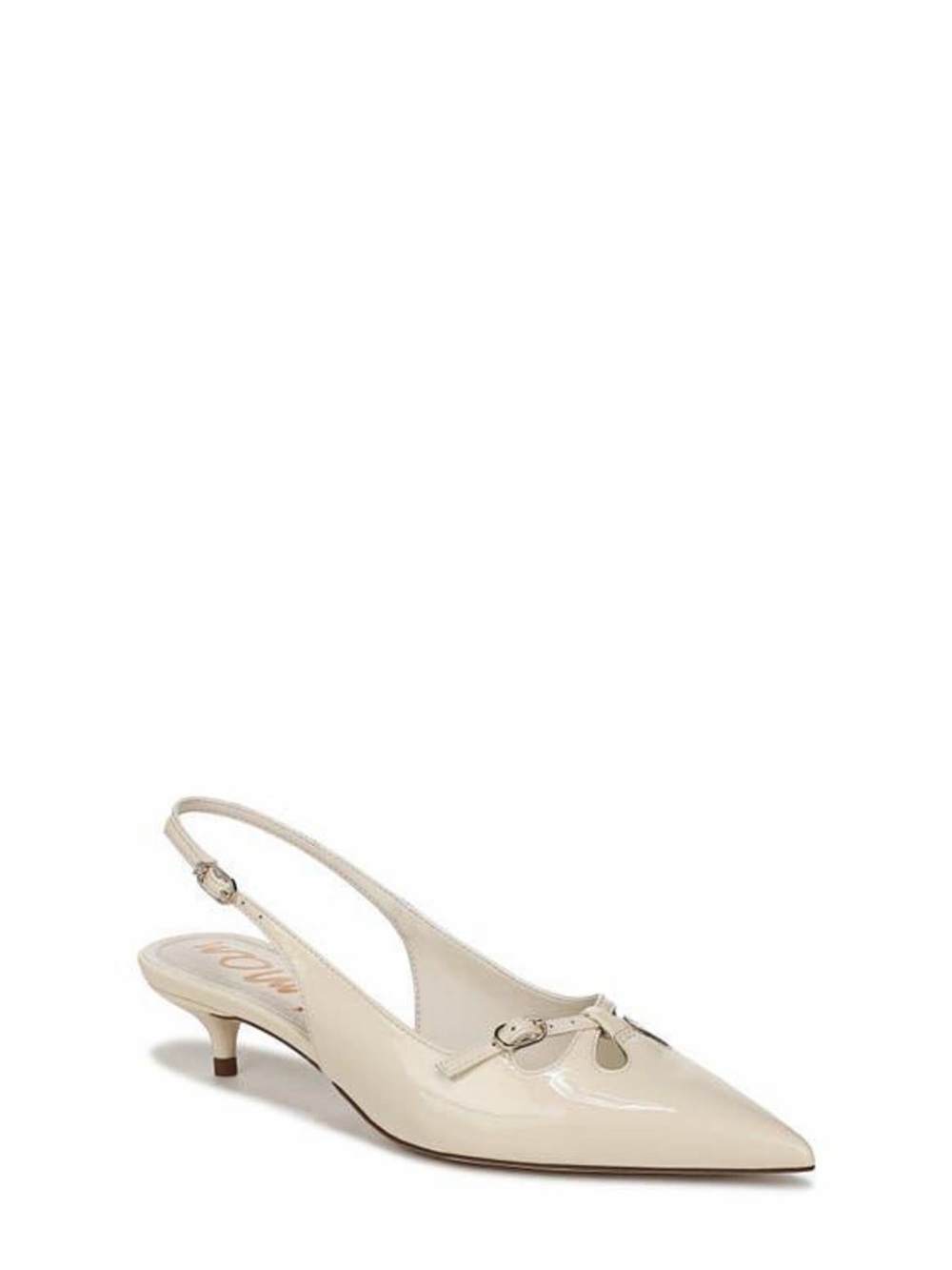 Sam Edelman Cream Fauna Point Toe Kitten Heel Size 8